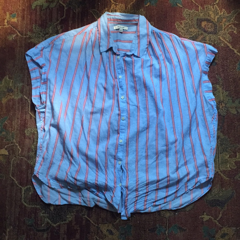 Madewell Collared Button Down Blouse